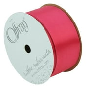 Angle View: Offray Asian Hexagon Ribbon-Red