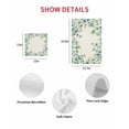 thumbnail image 7 of Sage Green Eucalyptus Kitchen Dish Towels for Drying Dishes Set of 4, Spring Summer Leaves Rustic Burlap Waffle Weave Microfiber Hand Tea Bathroom Towels Quick Dry & Absorbent Towel 15.7x23.6, 7 of 7