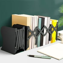 Adjustable Bookends Scalable Metal Desktop Bookshelf,Heavy Book Stand for Office Use,Book Holders for Shelves,Simple Desk Book Holder for Desktop Organize