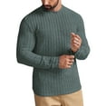 thumbnail image 3 of GENTS BLISS Long Sleeve Mens Shirts Casual Pullover Shirts for Men Lightweight Invisible Stripes Men Tshirts, 3 of 8