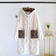thumbnail image 1 of Batas de mujer Camisón de invierno Largo Grueso Franela con Capucha Ropa de Casa Pijamas de Mujer, 1 of 9