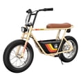 thumbnail image 1 of Razor Rambler 16 Retro Electric Bike, Age 18+, 15.5 Mph, 45-Min Run, 220lb Max, Tan, 1 of 8