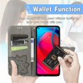 thumbnail image 5 of Compatible with Motorola Moto G Stylus 5G Wallet Case Leather with Card Holder and Stand for Women Flip Case Embossed Butterfly Shockproof Case for Moto G Stylus 5G SD Butterfly Gray, 5 of 12