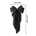thumbnail image 2 of Zenghuiiii Big Bowknot Hair Clip Girls Hair Bows For Women Bow Barrettes Clips For Women Girls Hair Accessories Red Black Hair Bow Clips Barrette Hair Clips Sectioning, 2 of 4