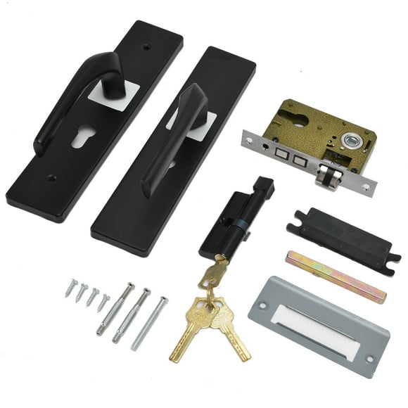 Black Door Handle,Door Handle Black Simple Black Door Knob Door Handle Dependable Performance