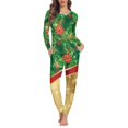 thumbnail image 1 of Conjunto de pijama de manga larga para mujer, ropa de dormir informal, jersey que combina con todo, ropa de estar por casa, regalos de Navidad, envío directo, 2 piezas, 1 of 4