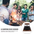 thumbnail image 3 of WEUVEB 1 Pce Cuiseur à Riz Style Japonais Antiadhésif Brun pour Camping Aventures, 3 of 6