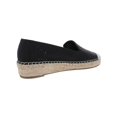 thumbnail image 2 of Bella Vita Womens Channing Leather Wedge Espadrilles, 2 of 2