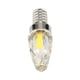 thumbnail image 4 of Bombilla de cristal de filamento LED de estilo vintage de 4 W, iluminación blanca fría y cálida AC220 V (blanco frío-E12), 4 of 11