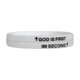 thumbnail image 3 of God Is The First Bracelet I Am The Second Pulsera de caucho Pulsera motivacional para hombres y mujeres, 3 of 5