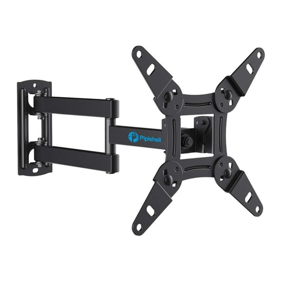 Pipishell - Mounting kit (wall plate, articulating arm, bracket, 4 extender brackets) - full-motion - for LCD display - steel - black - screen size: 13"-42"