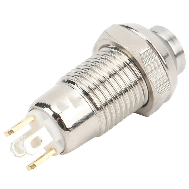 Interruptor De Botón Momentáneo De 8 Mm Interruptor De Arranque De Botón Impermeable Con Luz 3V