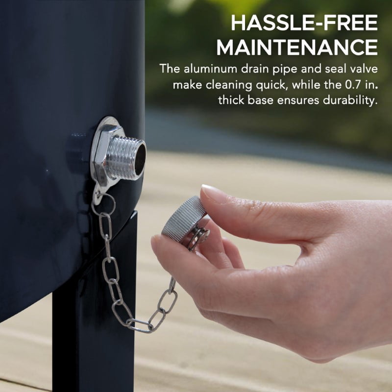 Sunjoy Outdoor Cooler Cart,60 Quart Rooling Ice Chest Cooler Cart, Portable Patio Party Bar Drink Cooler Cart, Beverage Bar with Bottle Opener and Shelf, Blue