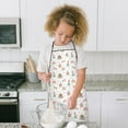 thumbnail image 4 of Princess Castle Pattern Kids Aprons for Girls and Boys,Adjustable Neck Strap Toddler Aprons for Kids Cooking Baking, 4 of 6