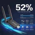 thumbnail image 2 of Wlan Adapter Usb 3.0 Stick 1800Mbps Wifi Dual Band 5Ghz Antenna Pc Bluetooth De-Style219, 2 of 5