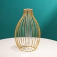 thumbnail image 1 of Florero , maceta de , terrario, soporte geométrico de Metal, florero de , Estilo 1 Dorado Macarena jarrón hidropónico, 1 of 7
