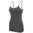 thumbnail image 2 of KOGMO Womens Seamless Stretchy Adjustable Strap Cami Tank Top 3-Pack, 2 of 7