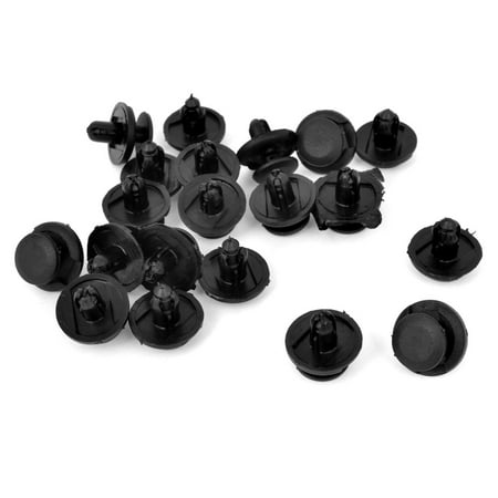 

Unique Bargains 20 Pcs 7mm Hole Plastic Rivets Fastener Vehicle Fender Bumper Push Clips