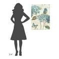 thumbnail image 4 of Global Gallery's 'Blue Garden III Crop' by Daphne Brissonnet Stretched Canvas Wall Art, 4 of 4