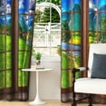 thumbnail image 3 of Lfeey Blackout Curtains, Room Darkening for Living Room Kids Bedroom, Natural Landscape, 42x63 inch, 2 Panels, 3 of 6
