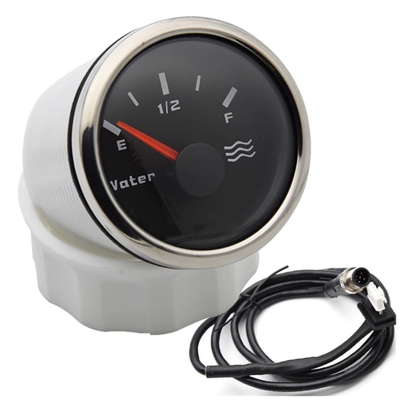 52mm Water Level Gauge Fit For Marine Car Boat Water Tank Level Percentage Indicator Auto Gauge ,High Precision