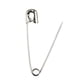 thumbnail image 2 of Alfiler de seguridad de alambre de acero de varios tamaños antioxidante, alfiler grande con hebilla de seguridad de metal, broche fijo para colgar en la ropa, 2 of 4