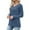 Blue(womens tops), variant on Womens Ribbed Knit Henley Tops,V Neck,Long Sleeve,Button Detail Tunic Shirts,Stretchy,Comfortable Casual Wear Tees ,Light Blue,Size L
