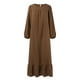 thumbnail image 3 of WILLBEST Vestidos para Mujer Abaya para Mujer, Vestido de Manga Larga, Ropa de Oración, Caftán Informal XXXXGrande, 3 of 3