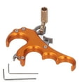 thumbnail image 1 of Bow Release Aids Aluminum Alloy Sensitivity Adjustable 4 Fingers Compound Bow Release Aids Gold, 1 of 9