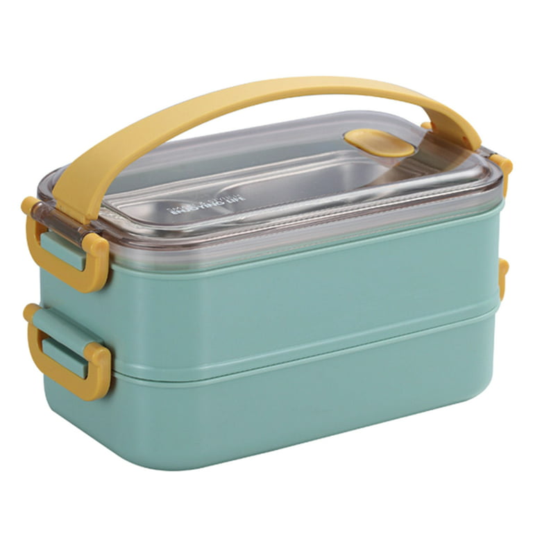 Aohea Square plastic personalized lunch box for adult 304 stainless steel  termal insulated tiffin kids bento lunch box - AliExpress