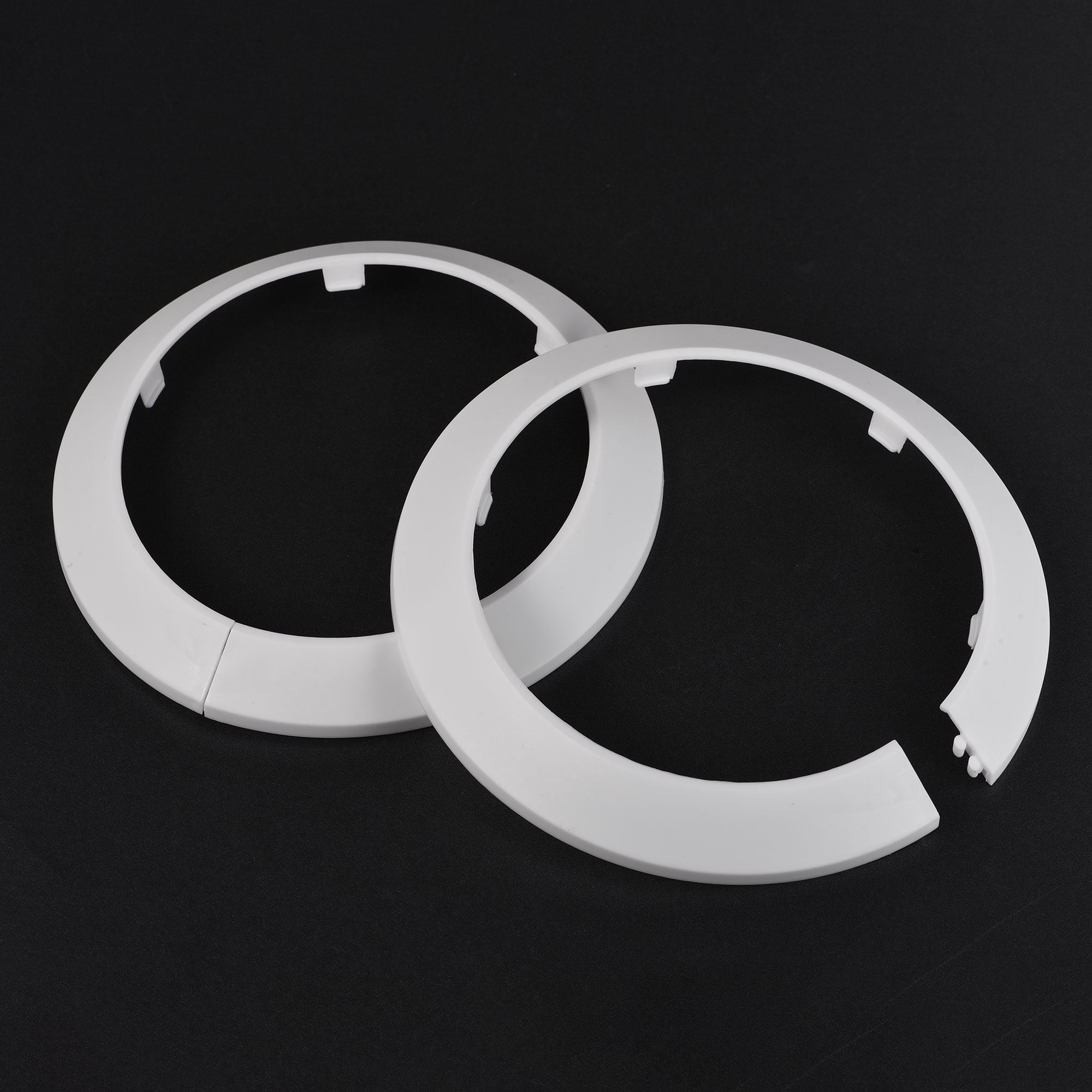 Unique Bargains Plastic Escutcheon Water Pipe Drain Cover 4.49" ID x 6.06" OD x 0.55" H