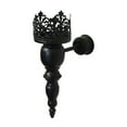 thumbnail image 1 of Candelabro de pared, candelabro de pared, candelabro de hierro montado en la pared, decorativo para chimenea, dormitorio, velas ligeras de té Negro, 1 of 9