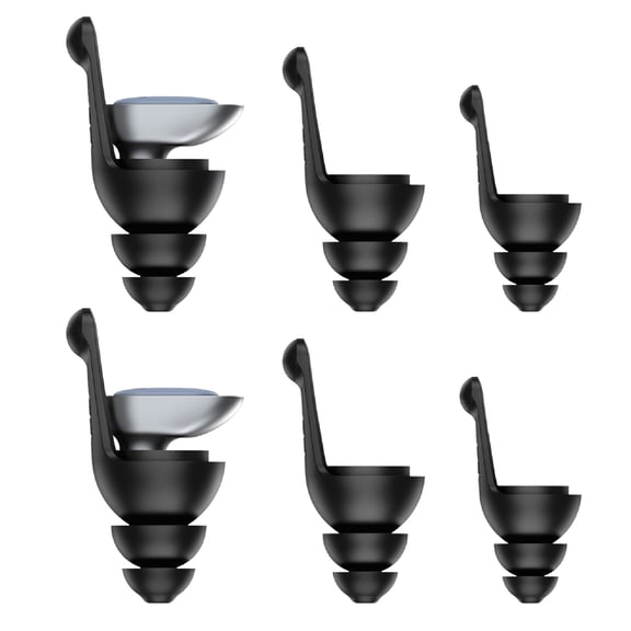 Mixx assistive audio Music Hearing-Protection Earplugs with Travel Case, USAA-MUS-NP-495