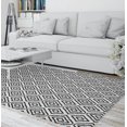 thumbnail image 2 of Sumatra Black and White Area Rug by Kavka Designs, 2 of 3