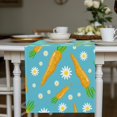 thumbnail image 5 of asddcavvf Easter Table Runner Linen Bunny Print Home Tablecloth Holiday Party Table Decoration Tablecloth Mat F, 5 of 5