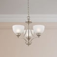 thumbnail image 2 of Livex Lighting Somerset Chandelier in Brushed Nickel, 2 of 12