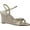 Champagne Glitter, variant on touch ups women's buffy wedge sandal, champagne, 9.5 m us