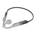 thumbnail image 4 of Auriculares de conducción ósea abiertos con Bluetooth 5.0, micrófono integrado, IP56, impermeables, inalámbricos, deportivos, para correr, color negro y gris., 4 of 14