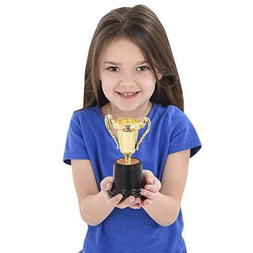 Party Favors Reward Prizes 5 inch Gold Cup Trophies for Children Play Kreative Kids Plastic Golden Award Trophy Pack of 12 Party Favors Reward Prizes 5 inch Gold Cup Trophies for Children Play Kreative Kids Plastic Golden Award Trophy Pack of 12