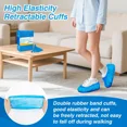 thumbnail image 4 of Cubrezapatos/fundas para botas desechables, 50 unidades por paquete, color azul., 4 of 6