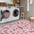 thumbnail image 4 of Lahome Insect Washable Rug 8x10,Ultra Thin Non Slip Area Rug for Living Room Bedroom, Soft Washable Carpet for Playroom Nursery Girls Room,Blush Pink, 4 of 6
