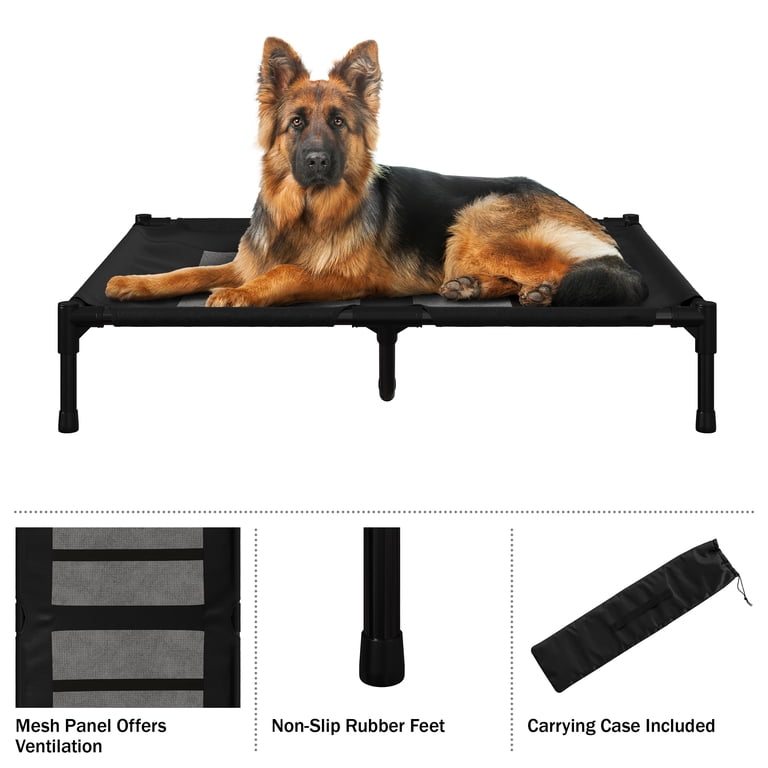 PETMAKER Elevated Dog Bed, 36x30 Inch Black photo 3