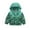Green, variant on Toddler Kids Baby Boys Girls Camouflage Zip Windproof Jacket Hooded Trench Lightweight Kids Casual Outerwear
