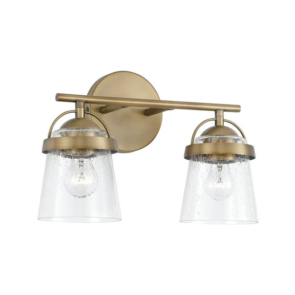 Capital Lighting 147021-534 Madison 2 Light 14" Wide Bathroom Vanity Light - Brass