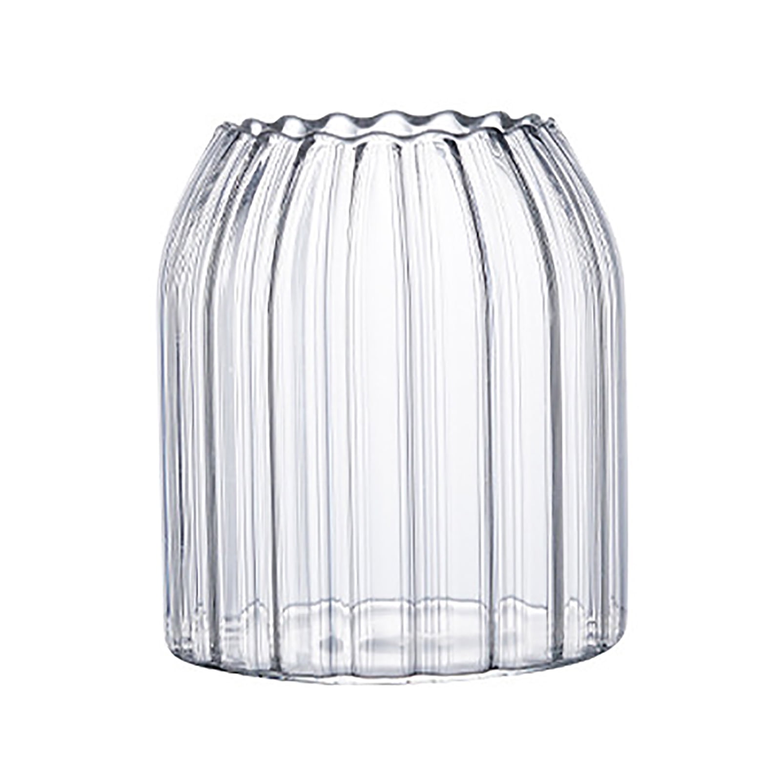 Peyan Ribbed Glassware,1 Pcs Ripple Glass Cup,10 oz Belgium