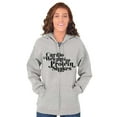 thumbnail image 4 of Cute Cardio Weights Protein Shakes Zip Hoodie Sweatshirt Women Brisco Brands X, 4 of 6