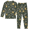 thumbnail image 3 of Boys Pajamas Girls Pajama Cute Cat Cute Comfortable Cotton Two-piece Pajama Set, 3 of 7