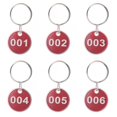 thumbnail image 2 of ASPIRE 1-200 Aluminum Number Key Tags, Metal Key Chain Tags, Numbered ID Tags Key Ring - Blue, 2 of 4