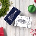 thumbnail image 3 of Dsscvnef Ensemble de Cartes de Vœux de Noël Rétro Merci 6 Pcs Papeterie Festive Design Élégant, 3 of 5