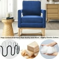 thumbnail image 5 of UWR-Nite Nursery Rocking Chairs with Tall Back and Side Pocket, Upholstered Fabric Nursery Chairs, Nursing Chair with Rubber Wood Legs, Rocker Glider Chair for Nursery, Living Room, 5 of 7